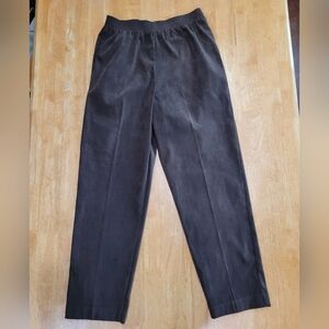 EUC VINTAGE Allison Daley brown suede pants